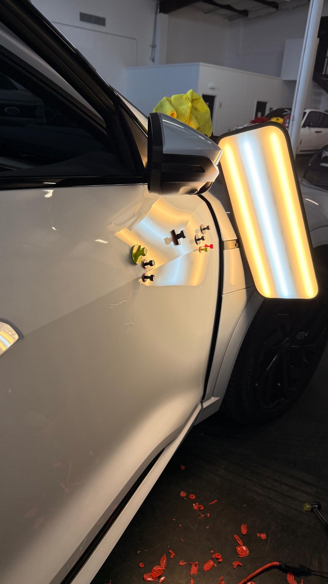 Pulling the dent out